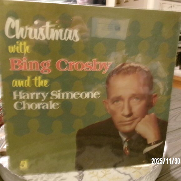 Bing Crosby Lp Christmas With Bing And The Harry Simeone Chorale 51 West NEW - Picture 1 of 3